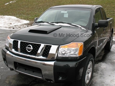 2004 - 2015 Nissan Titan Hood Scoop Kit With Grille Insert HS003 unpainted or painted