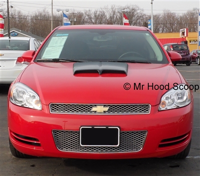 2006 - 2013 Chevy Impala Hood Scoop Kit With Grille Inserts HS002 unpainted or painted