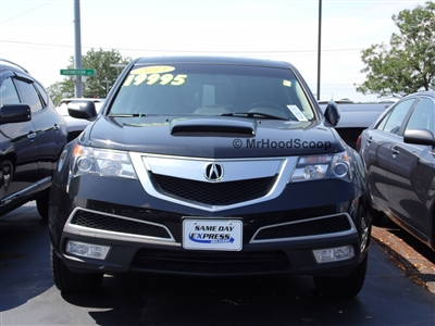 2007 - 2013 Acura MDX Hood Scoop Kit With Grille Insert HS005 unpainted or painted