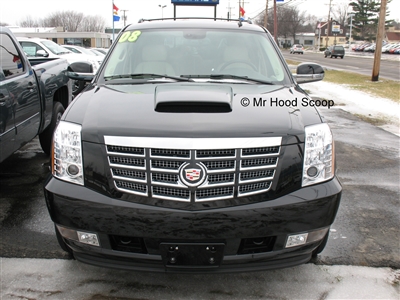 2007 - 2014 Cadillac Escalade Hood Scoop Kit With Grille Insert HS003 unpainted or painted