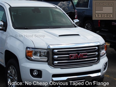 2015 - 2018 GMC Canyon Hood Scoop Kit With Grille Inserts HS003 unpainted or painted