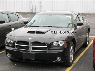 2006 - 2010 Dodge Charger Hood Scoop Kit With Grille Inserts HS002 unpainted or painted