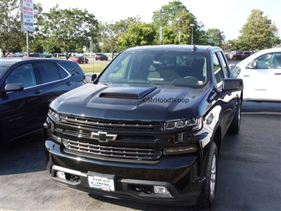 2019-2020 Chevy Silverado 1500 Hood Scoop Kit With Grille Insert HS003 unpainted or painted