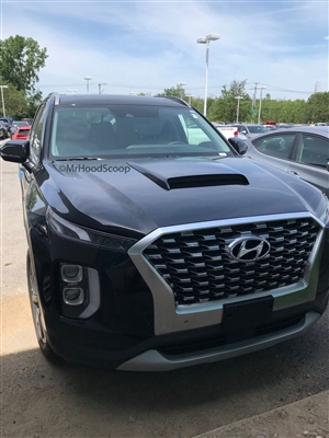 2020 - 2021  Hyundai Palisade Hood Scoop Kit With Grille Inserts HS009 unpainted or painted