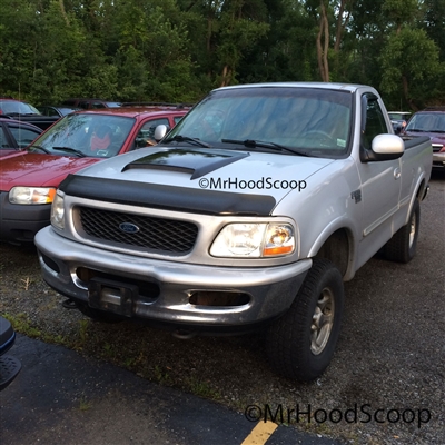 1997 - 2003 Ford F-150 F150 Hood Scoop Kit With Grille Insert HS009 unpainted or painted