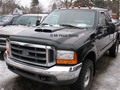 1999 - 2007 Ford F250 F-250 F350 F-350 Super Duty Hood Scoop Kit With Grille Inserts HS002 unpainted or painted