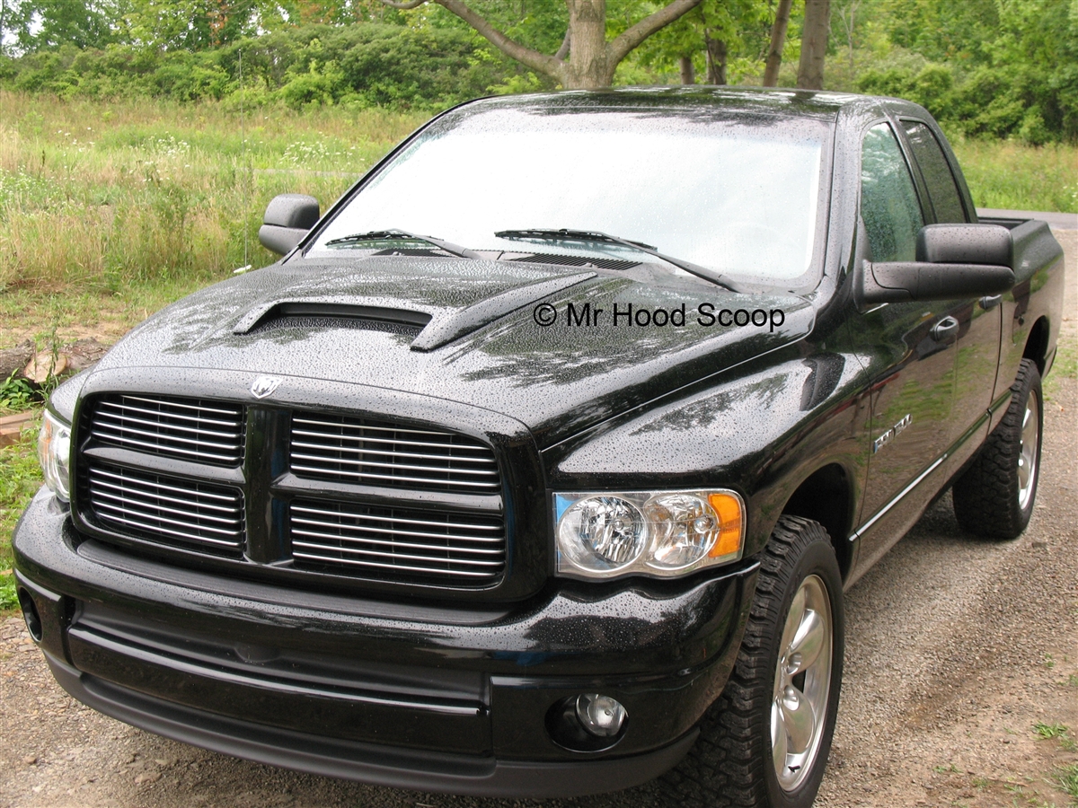 Dodge ram hood with scoop