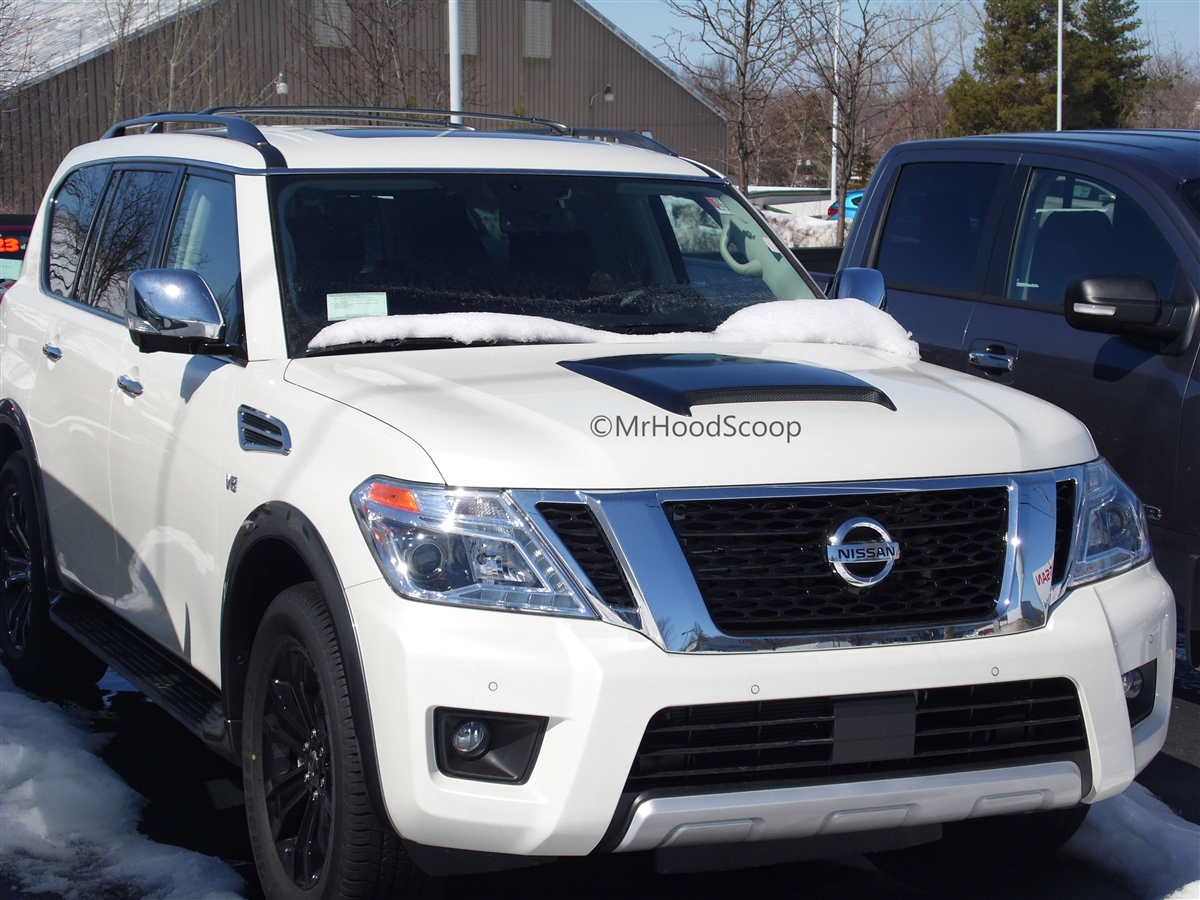 2017 2018 Nissan Armada Hood Scoop hs009 by MrHoodScoop